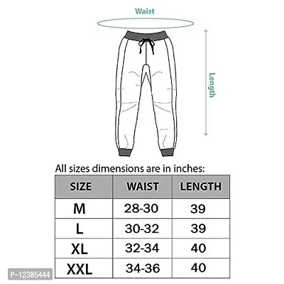 DISSMI®Men's Slim Fit Track Pants Blue with 2 Side Pockets-thumb3