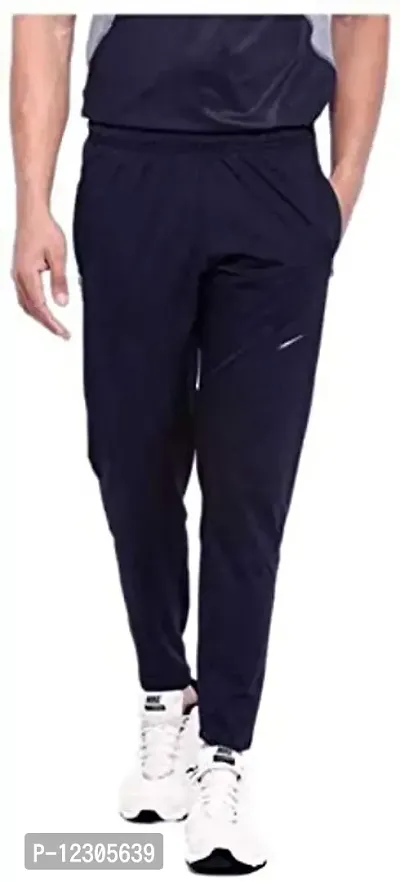 DISSMI Men's Slim Fit Track Pants-Blue