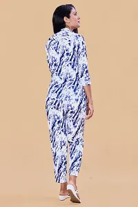 Womens Designer Print Co-Ord Set Relaxed Fit for Women | Two Piece Co Ord Set Top  Pant |Co ord Dress for Ladies|Casual Co Ords Women Wear Fashionable for Party-thumb3