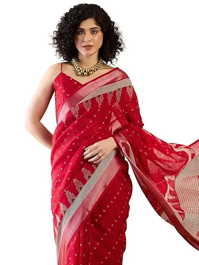 New In Cotton Silk Saree without Blouse piece 