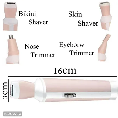 TPM 4 IN 1 Shaver Woman Body grooming Trimmer 60 min Runtime 4 Length Settings-thumb3