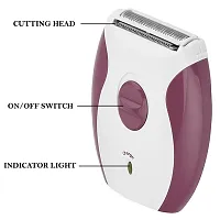 Electric Hair Remover Shaver Mini Rechargeable Twin Blades Body Face Bikini Underarm Shaving Razor Cordless Epilator-thumb3