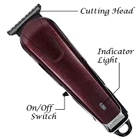 KURBA Professional new waterproof machine cordless hair trimmer clipper for men Trimmer 60 min Runtime 3 Length Settings-thumb2