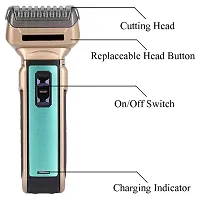 New Professional Cordless Electric Beard  Hair Shaver Razor Styling tool Kit For Men Beard Cutting Trimmer For Men  Women, Salon Purposes-thumb2