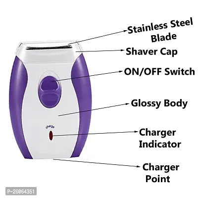 Girl's Hair Shaving Epilator Rechartgeable Cordless Hair Shaver Cordless Epilator-thumb4