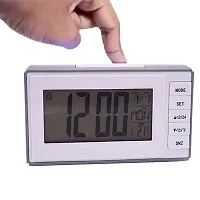 LCD Clock with Night Light Function Alarm Clock-thumb1