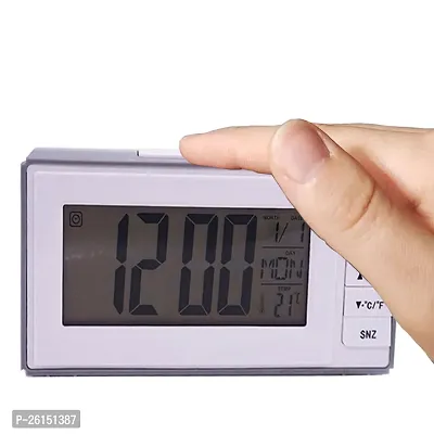 Voice Control Large LCD Display Multi-Function Alarm Clock-thumb2