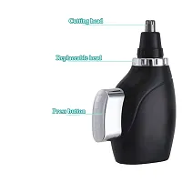 Manual Nose And Ear Hair Trimmer Light Weight Smooth Cutting Machine For Unisex Shaver-thumb3