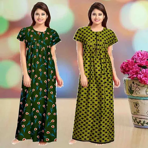 Stylish Nighty For Women Pack Of 2