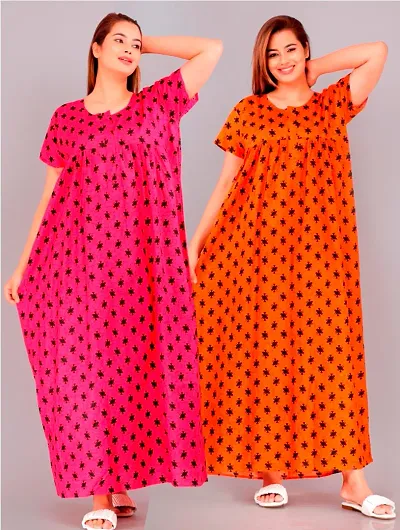 Elegant Nighty For Women Pack Of 2