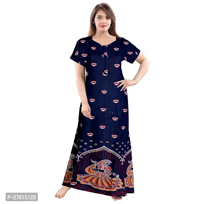 Stylish Cotton Printed Casual Nighty For Women, Pack Of 2-thumb4