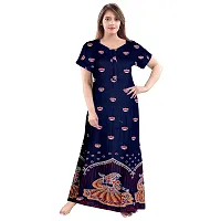 Stylish Cotton Printed Casual Nighty For Women, Pack Of 2-thumb1