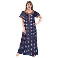 Stylish Cotton Printed Casual Nighty For Women, Pack Of 2-thumb3