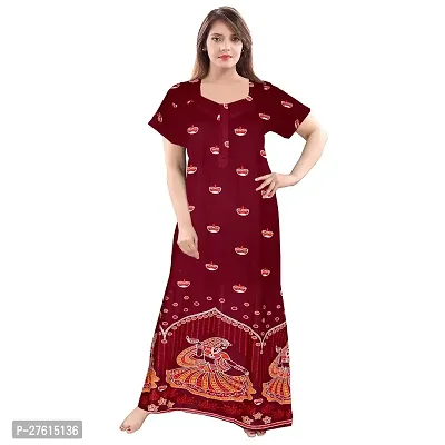 Stylish Cotton Printed Casual Nighty For Women, Pack Of 2-thumb4