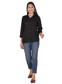 Stylist Rayon Solid Shirts For Women-thumb1