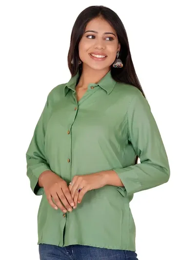 Solid Casual wear Shirt for Women