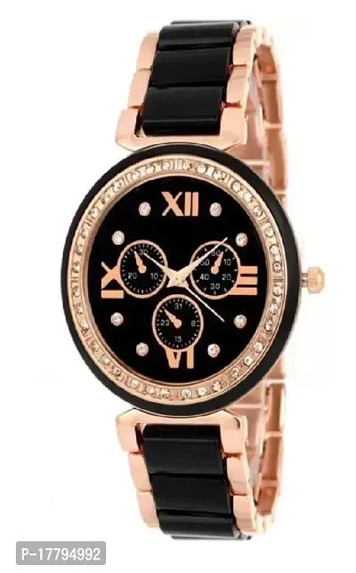 Stylish Fancy Designer Metal Analog Watches For Women-thumb0