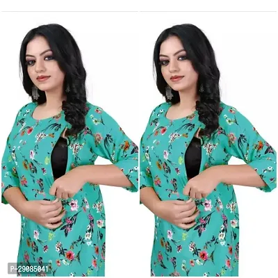 Trendy American Crepe Feeding Kurti for Women