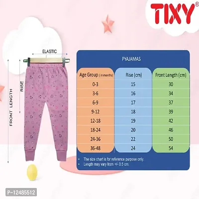 TIXY Track Pant for Baby Boys & Baby Girls Multicolor Pajyamas ( Pack of 6 ) (2-3Years, 6)-thumb5