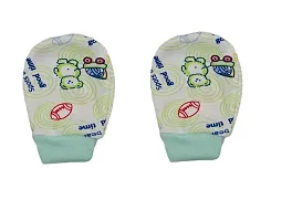 Tixy Cotton Mittens/Mutthi/Gloves with grip in multicolor for baby boys  girls infants  Toddlers ( Pack of 4,8,12 )-thumb2