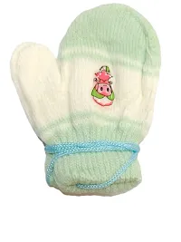 TIXY Wool Mittens/Mutthi/Gloves with grip in multicolor for baby boys  girls infants  Toddlers (Pack of 6  12) (0-6, 12)-thumb4