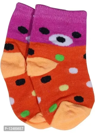 TIXY Unisex Baby & Kids Soft and Comfortable Warm Anti Slip Socks ( MultiColor Pack of 6 & 12 ) (7-10 Years, 6)-thumb3