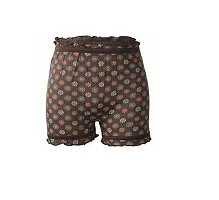 TIXY Stylish Girls Innerwear/Bloomer/Shorts Dark Colors Multi Prints in (Pack of 6 Pcs)-thumb1