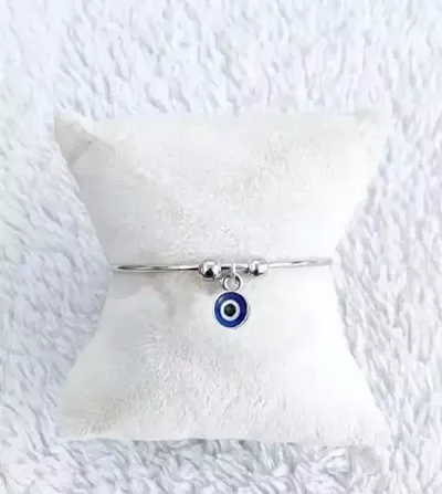 Premium Evil Eye Charm Attached Adjustable Length Bracelet