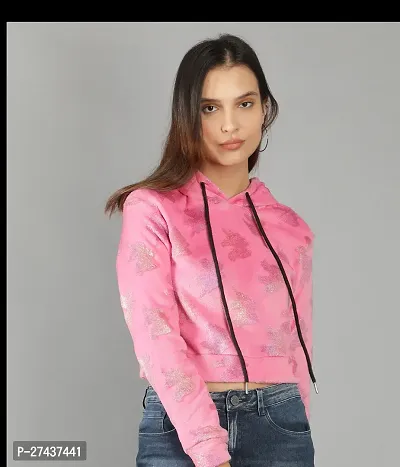 Stylish Pink Cotton Printed Top For Women