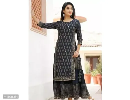 Stylish Rayon Printed Kurti For Women