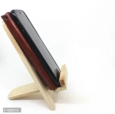Handicraft handmade  Wooden Mobile Phone Holder for Desk and Table-thumb0