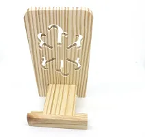 Handicraft handmade  Wooden Mobile Phone Holder for Desk and Table-thumb1