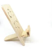 Handicraft handmade  Wooden Mobile Phone Holder for Desk and Table-thumb3