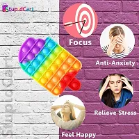 Pop It Candy Fidget Toys | Sensory toys for Anxiety and Stress Relief puzzle | Push and Pop Learning educational Squeeze Toy for kids and adults | Set of 2-thumb2