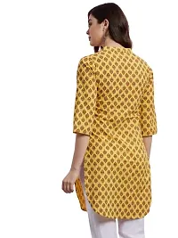 Khodiyar Enterprise Women's Cotton Casual Regular Straight Kurti - YK-APLCK_01-thumb1