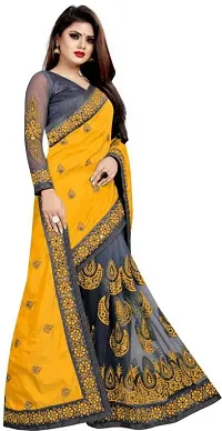 Embroidered Bollywood Art Silk Saree-thumb3