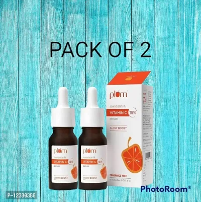 Plum 15% Vitamin C Face Serum (30ml) (Pack Of 2)