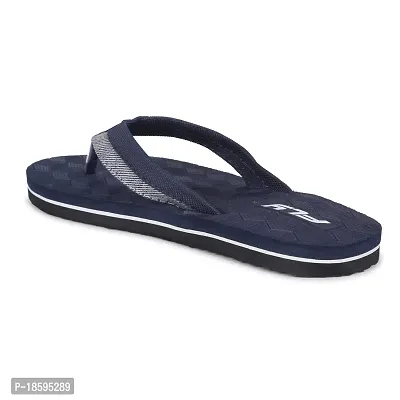 FLY Hexa Men's Blue Fabric Slip On Fabrication Slipper-thumb4