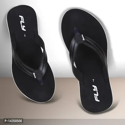 Stylish Black EVA Solid Slip-On For Men