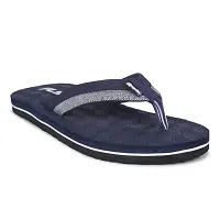 FLY Hexa Men's Blue Fabric Slip On Fabrication Slipper-thumb1