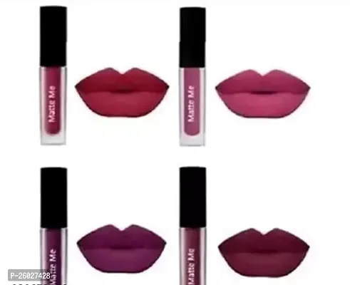 Beautiful Lipstick For Women, Pack Of 4