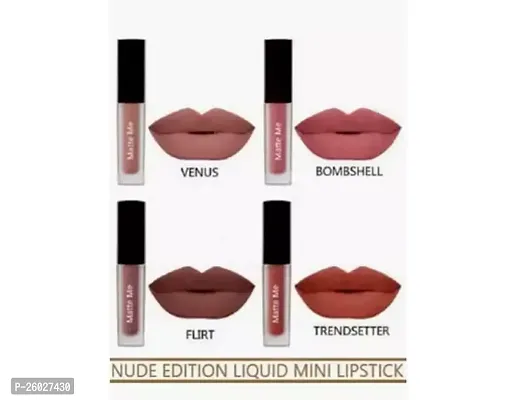 Beautiful Lipstick For Women, Pack Of 4-thumb0