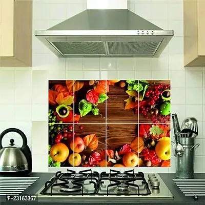 Designer Multicolored Vinyl Printed Wall Stickers For Home And Kitchen-thumb0