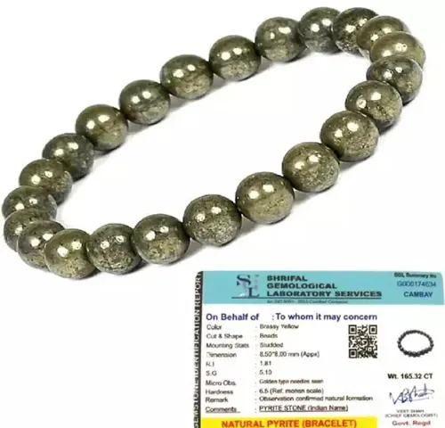 Orignal Pyrite Bracelet With Certificate