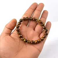 Tiger Eye Stone Bracelet With Lab Certificate AAA Quality for Healing and Positive Energy, Courage, Protector and Will Power Men and Women-thumb4