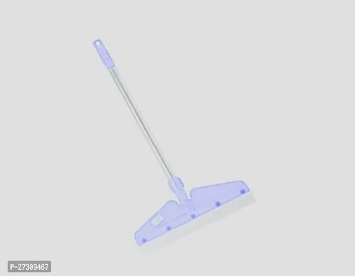 Stylish Blue Floor Wiper With Wide Foam Long Handle-thumb0