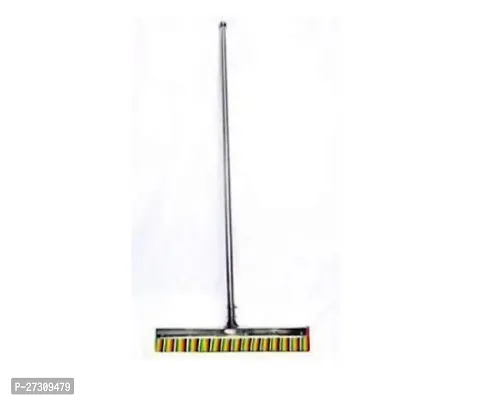 Stylish Multicoloured Floor Wiper With Wide Foam Long Handle