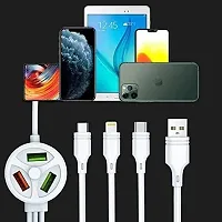 6IN1 CHARGER WITH 3 PORT HUB WHITE-thumb3