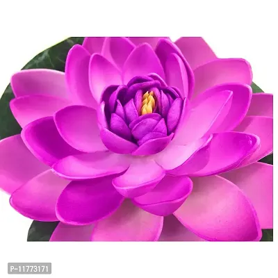 TFH Artificial Lotus Flower for Pool Decoration. (Purple)-thumb2