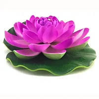 TFH Artificial Lotus Flower for Pool Decoration. (Purple)-thumb2